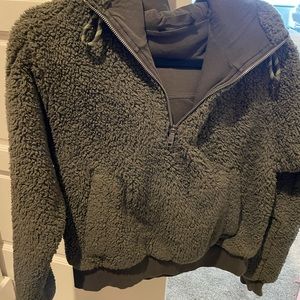 Lululemon Sherpa quarter zip